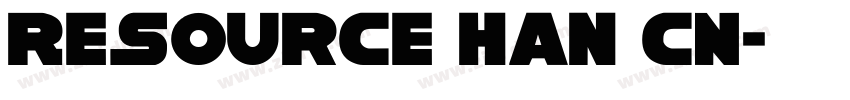 Resource Han CN字体转换